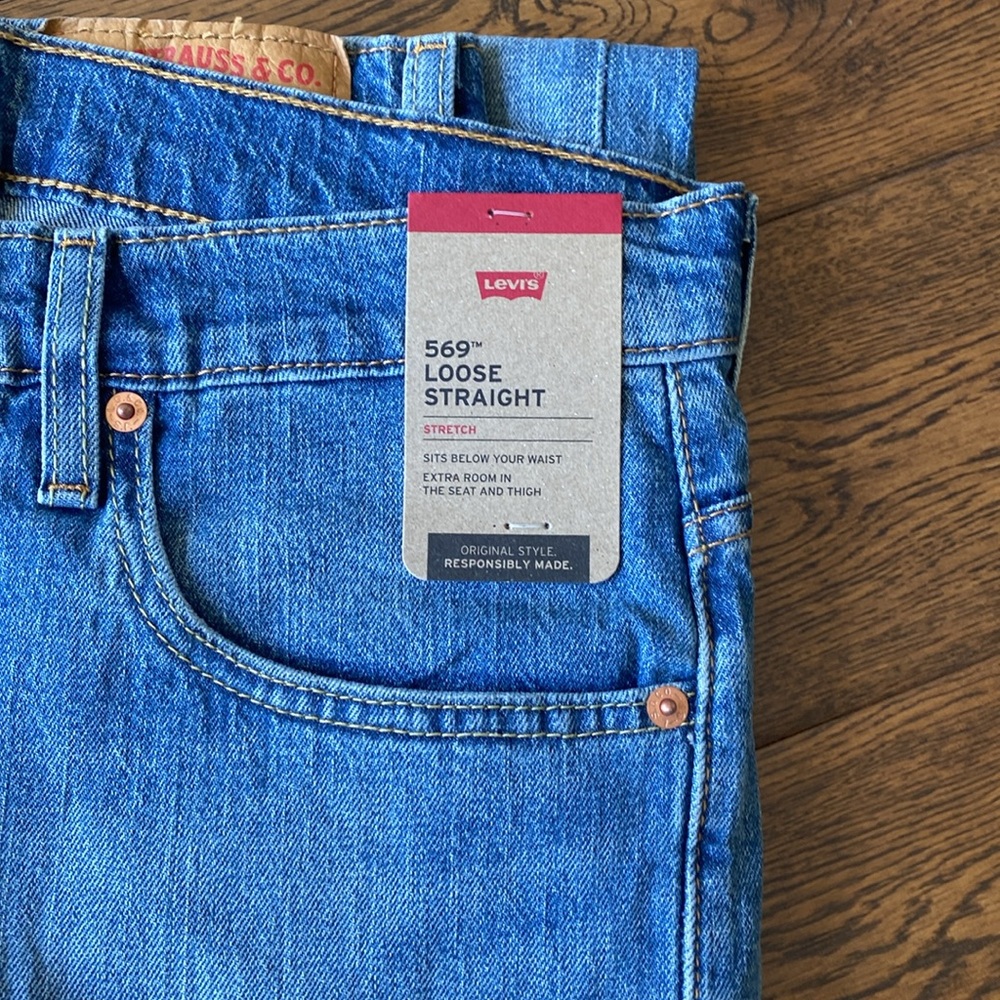 Levi's Men's 569 Loose Straight 36x30 - Picture 2 of 8